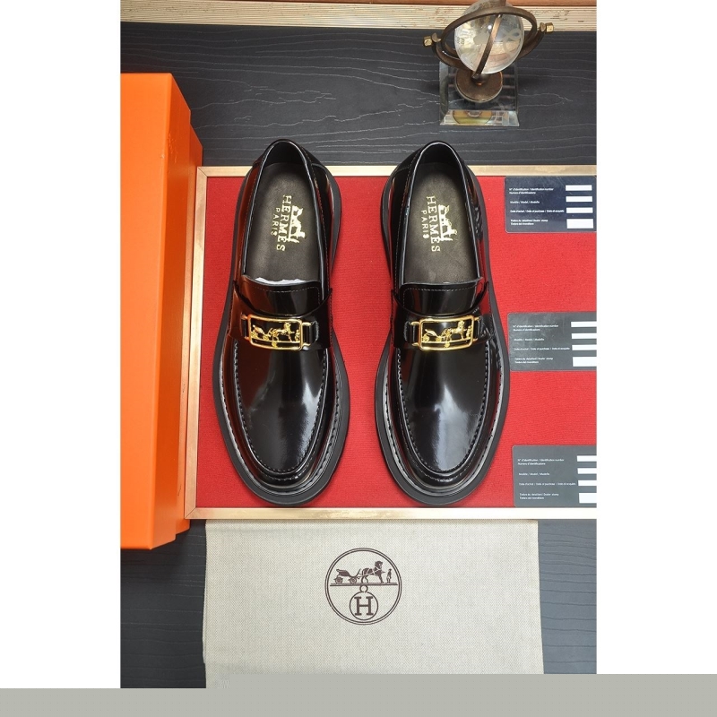 H**mes leather shoes